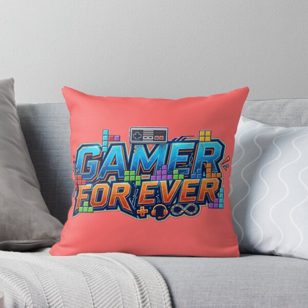 Artikelvorschau, GAMER FÜR IMMER (TETRIS) - #FF6666 entworfen und verkauft von Marlon Oseguera.