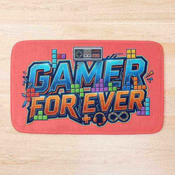 Artikelvorschau, GAMER FÜR IMMER (TETRIS) - #FF6666 entworfen und verkauft von Marlon Oseguera.