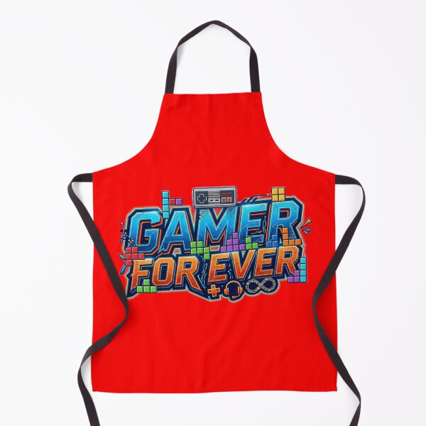 Artikelvorschau, GAMER FÜR IMMER (TETRIS) - #FF0000 entworfen und verkauft von Marlon Oseguera.