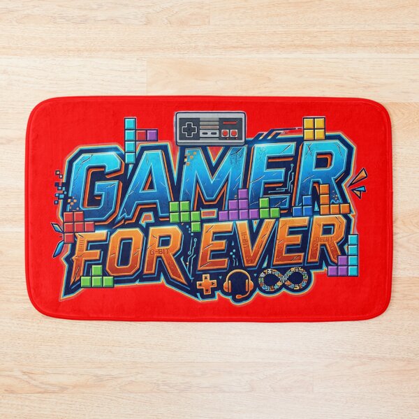 Artikelvorschau, GAMER FÜR IMMER (TETRIS) - #FF0000 entworfen und verkauft von Marlon Oseguera.