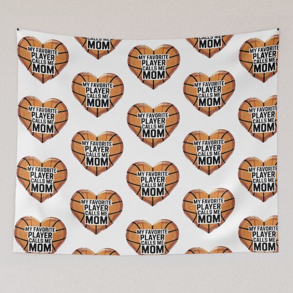 Item preview, My Favorite Player Calls Me Mom Basketball Lover Women Mom designed and sold by QuiteOrbit.