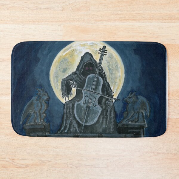 Item preview, Nocturne of Shadows – Gothic Moon Cello Reaper designed and sold by JilleenPaints.