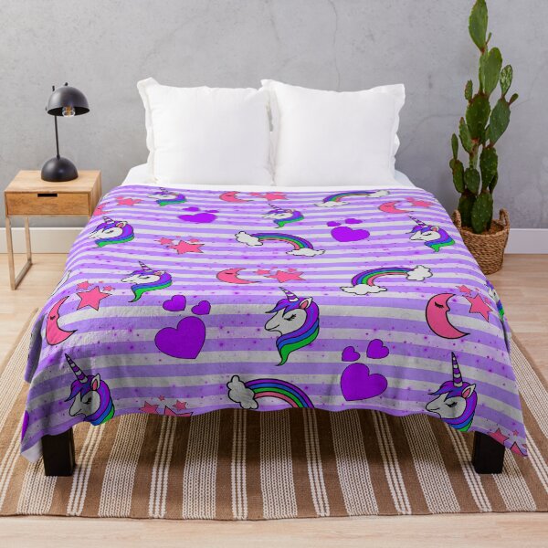 Item preview, Rainbow Unicorn purple pink designed and sold by MandiArtist.