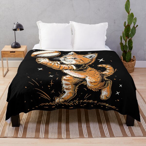 Item preview, Rugby Cat Player Cute Kitten Catching Ball Sports designed and sold by GabrieSketcham.