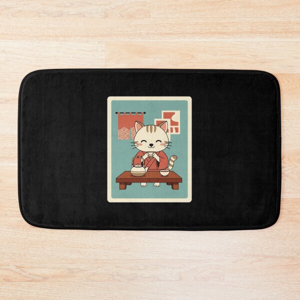 Item preview, Cute Cat Tea Time Japanese Style Cozy Kawaii  designed and sold by JordynLadukeg65.