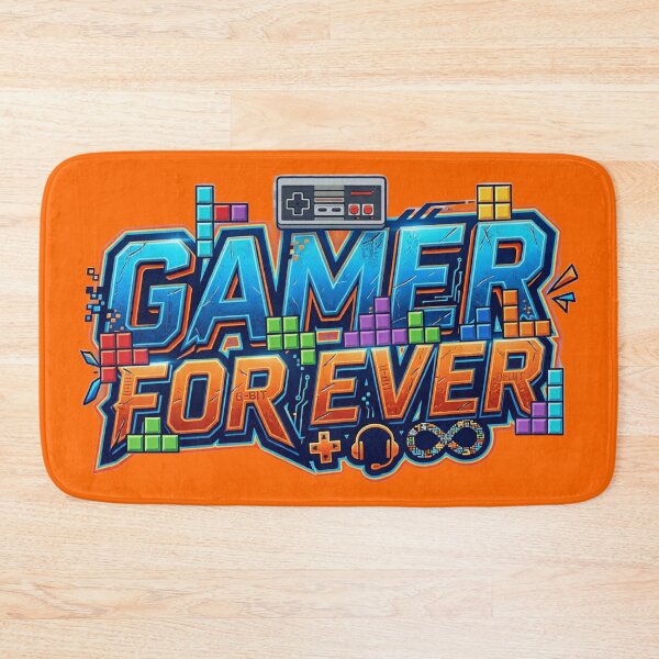 Artikelvorschau, GAMER FÜR IMMER (TETRIS) - #FF6600 entworfen und verkauft von Marlon Oseguera.