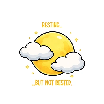 Artwork thumbnail, Resting But Not Rested by CanSparkleArt
