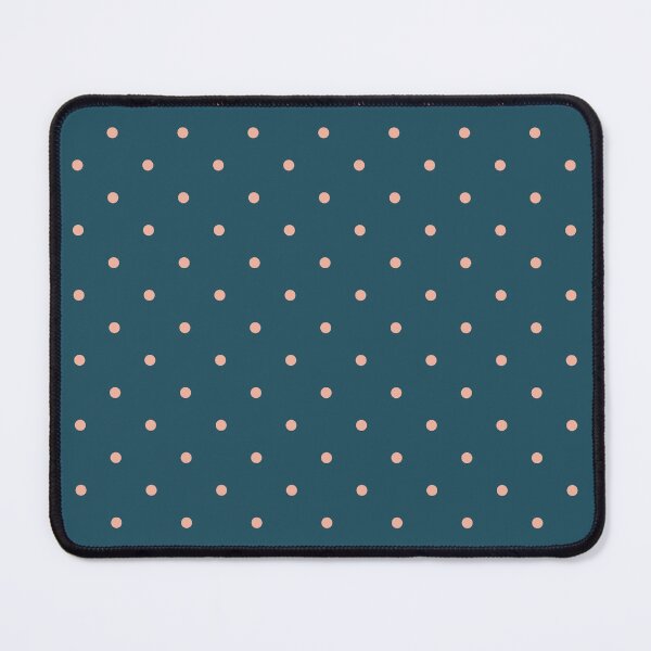 Item preview, Classic Petrol Blue and Peach Polka Dot Pattern – Retro Minimalist Style designed and sold by DaisyHouse.