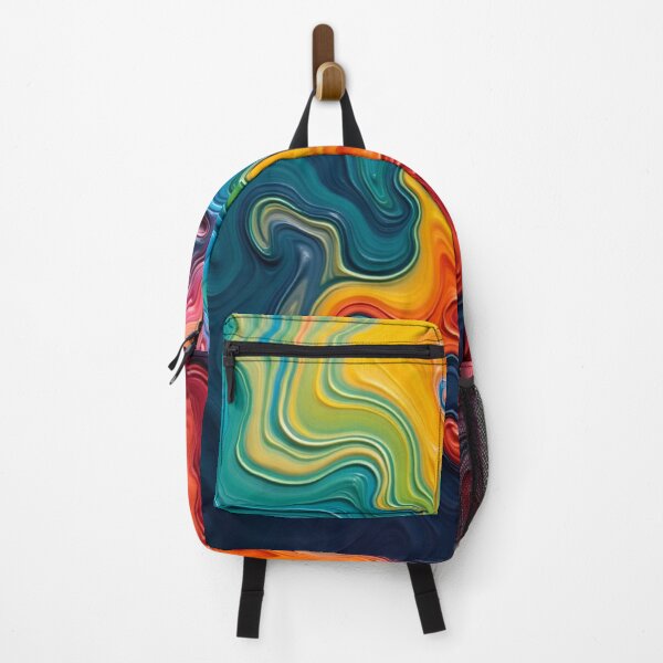 Item preview, Acrylic liquid waves in a combination rainbow designed and sold by noanstudios.