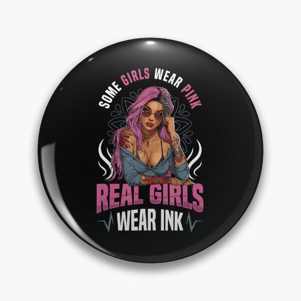 Item preview, Real Girls Wear Ink Tattoo Woman Bold Statement  designed and sold by Modaozushi216.