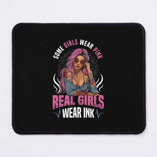 Item preview, Real Girls Wear Ink Tattoo Woman Bold Statement designed and sold by Modaozushi216.