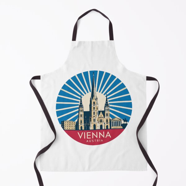 Artikelvorschau, Vienna Austria Travel Retro Emblem - Vintage Style Souvenir Design entworfen und verkauft von Timegraf.