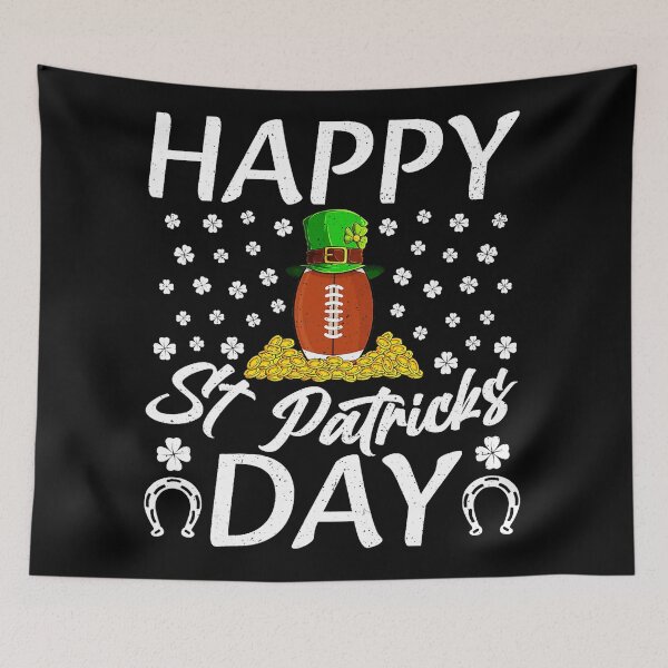 Item preview, Happy St Patricks Day Rugby Shamrock Ball Irish Sports designed and sold by GabrieSketcham.