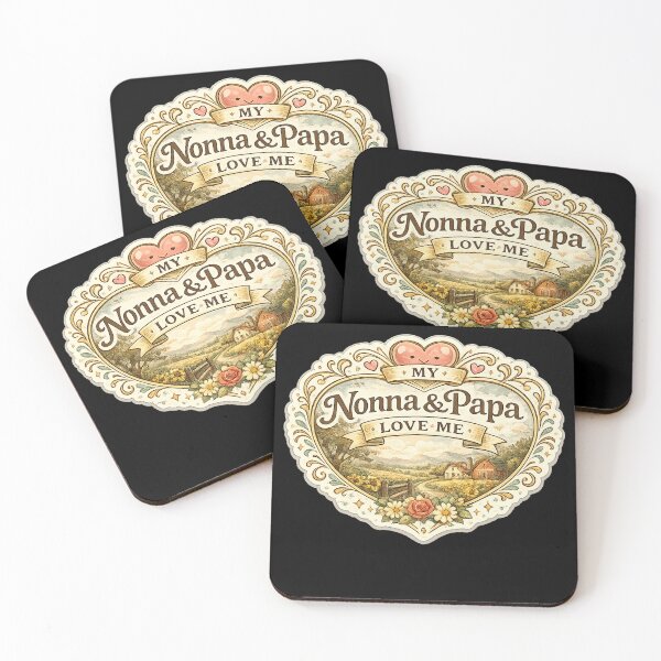 Item preview, my nonna and papa love me grandchild quote designed and sold by CAnastazyshop.