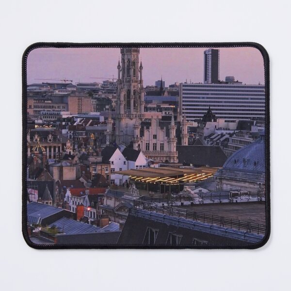 Item preview, Brussels Cityscape Styx Band aSunset designed and sold by Silvalate.