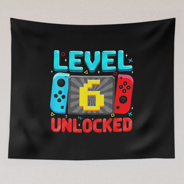 Item preview, Level 6 Unlocked Gamer Birthday Funny  designed and sold by FGTV2021.