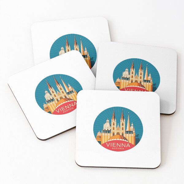 Item preview, Vienna Austria Travel Retro Emblem - Vintage Style Souvenir Design designed and sold by Timegraf.