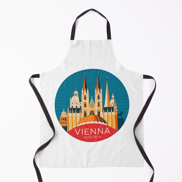 Artikelvorschau, Vienna Austria Travel Retro Emblem - Vintage Style Souvenir Design entworfen und verkauft von Timegraf.