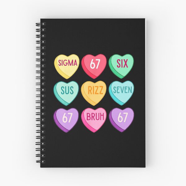 Item preview, 67 Six Seven Valentine Hearts Funny Meme designed and sold by gladysenglish.