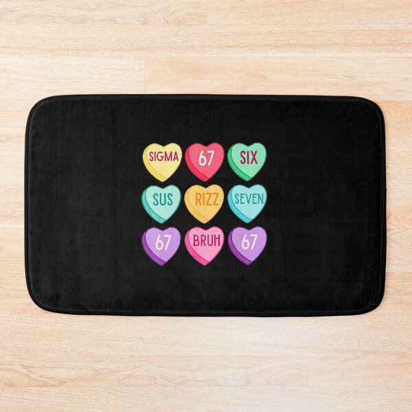 Item preview, 67 Six Seven Valentine Hearts Funny Meme designed and sold by gladysenglish.