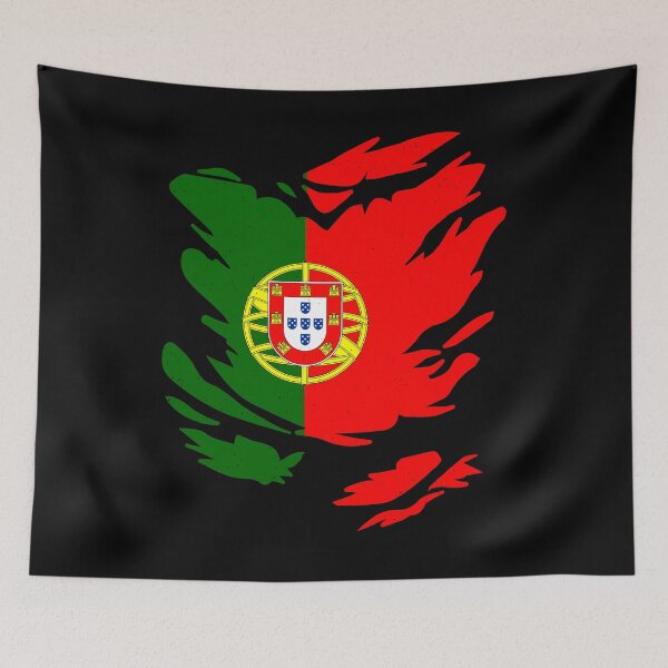 Item preview, RIPPED SHIRT FLAG INSIDE - PORTUGAL - Fans and Teams for Men and Women T-shirt designed and sold by wallsandpatts.