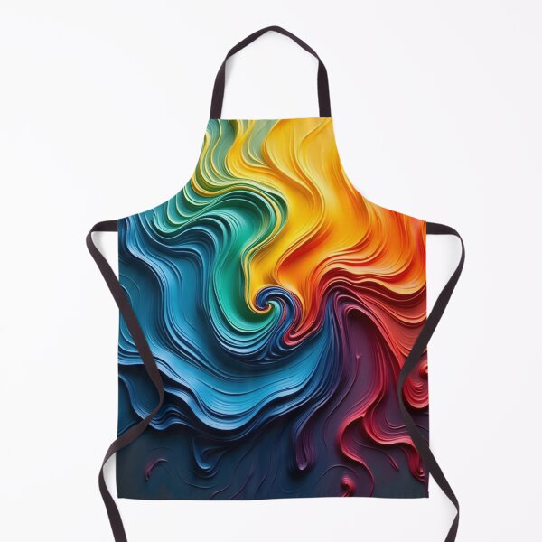 Item preview, Acrylic liquid waves in a combination rainbow colors designed and sold by noanstudios.