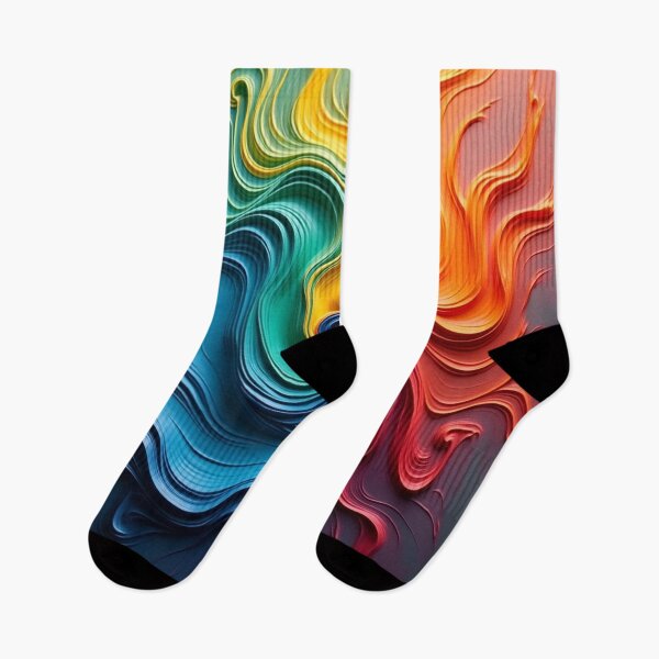 Item preview, Acrylic liquid waves in a combination rainbow colors designed and sold by noanstudios.