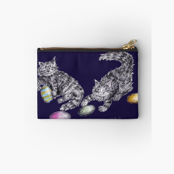 Item preview, Cats play with Easter eggs designed and sold by InitiallyNO.