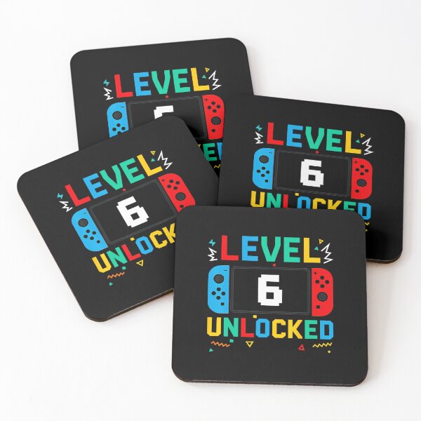 Item preview, Level 6 Unlocked Gamer 6th Birthday Controller designed and sold by FGTV2021.