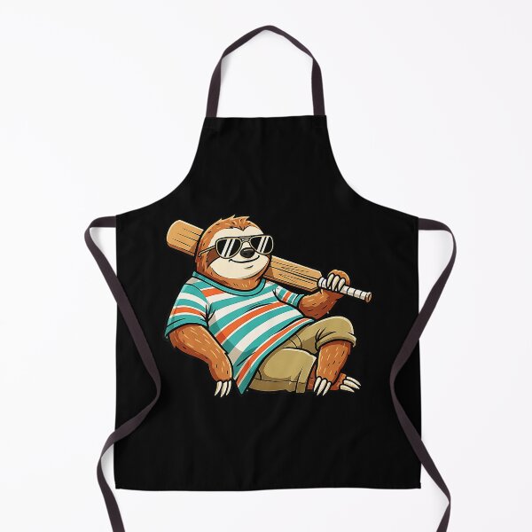Item preview, Lazy Sloth Baseball Player Chill Summer Vibes Cute designed and sold by miaa-artistshop.