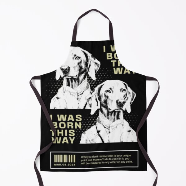 Item preview, I Was Born This Way - Sophisticated Weimaraner Streetwear designed and sold by GenZFashion000.