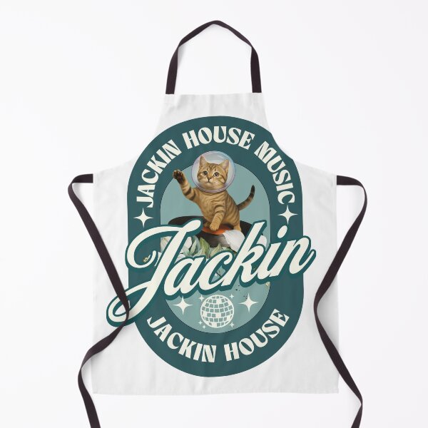 Item preview, JACKIN HOUSE - Vintage Space Cat (Blue)  designed and sold by Discothreadz.