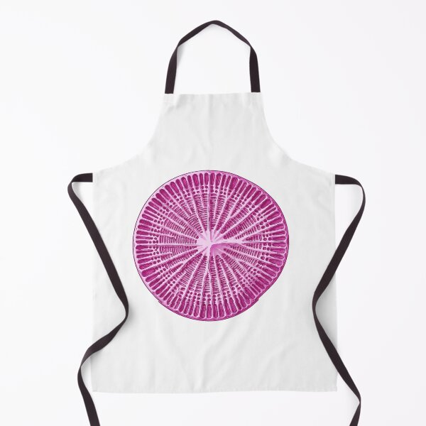 Item preview, Neon Magenta Diatom Radial Science Print designed and sold by Bio Tech Art.