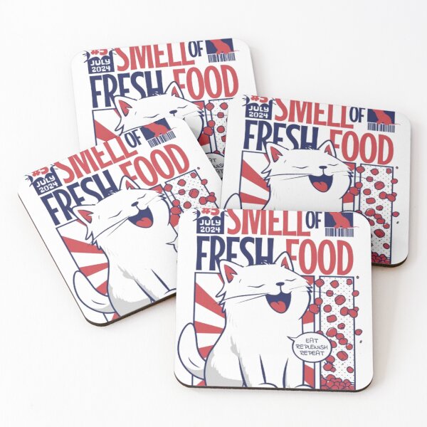 Item preview, Smell Of Fresh Food - Retro Comic Book Hungry Cat designed and sold by GenZFashion000.
