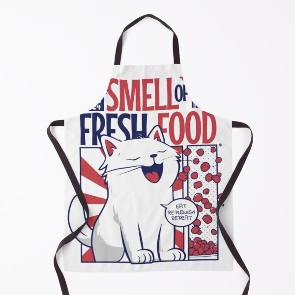 Item preview, Smell Of Fresh Food - Retro Comic Book Hungry Cat designed and sold by GenZFashion000.
