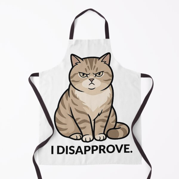 Item preview, I Disapprove Minimalist Cold Cat designed and sold by DetalleXL.