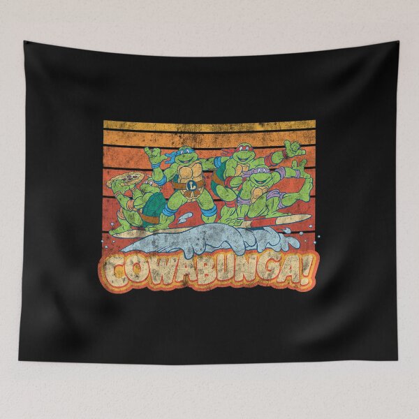 Item preview, Teenage Mutant Ninja Turtles Cowabunga Surfing Distressed designed and sold by ZorroDesign.