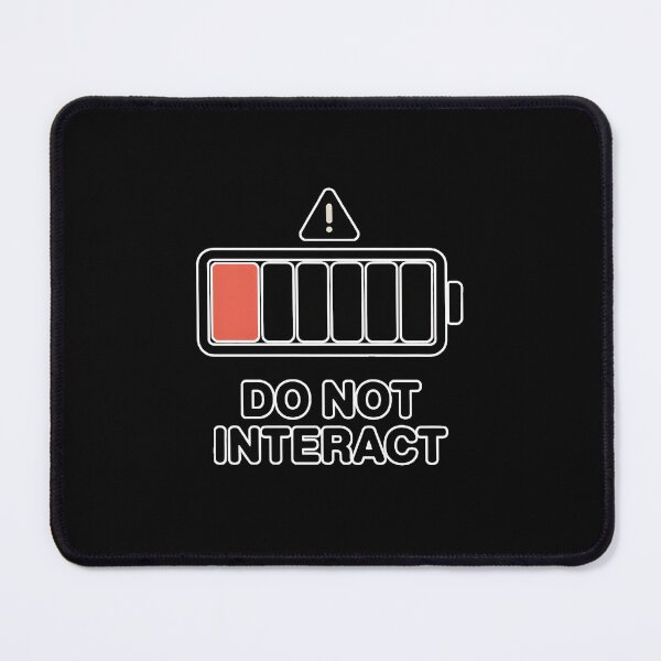 Item preview, Low Social Battery Do Not Interact Introvert Aesthetic Meme Shirt designed and sold by ImaginedSpace7.