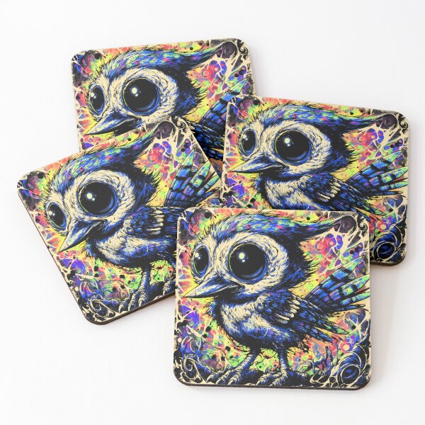 Item preview, Whimsical Baby Bird Colorful Splatter Art Nature Lover Gift designed and sold by DonaldWaltersxx.