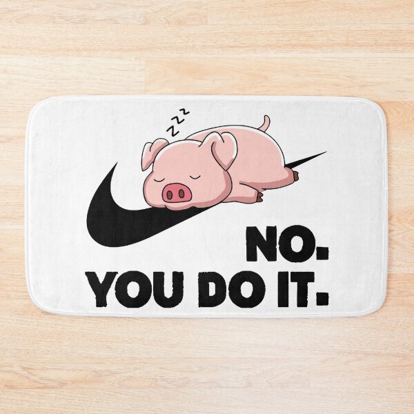 Item preview, No You Do It - Funny Lazy Pig Gift designed and sold by valery-kenz.