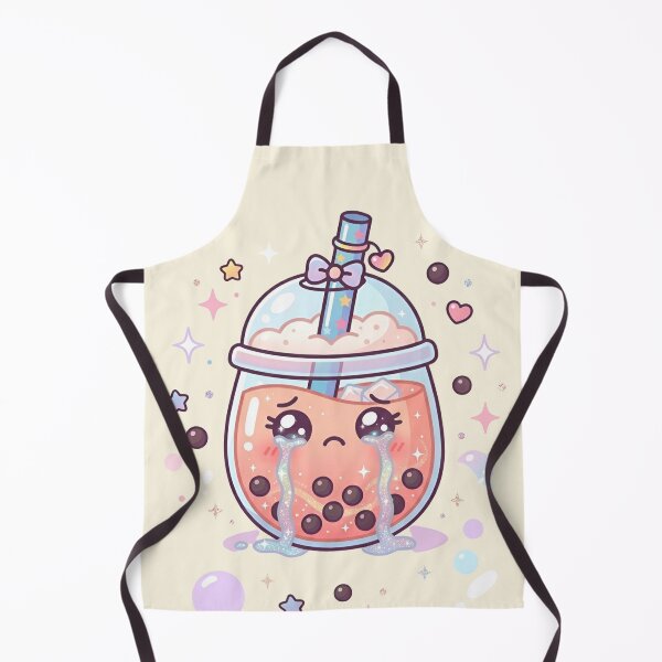 Item preview, Sad Kawaii Boba Tea Crying Sparkles designed and sold by EsenciaZen.