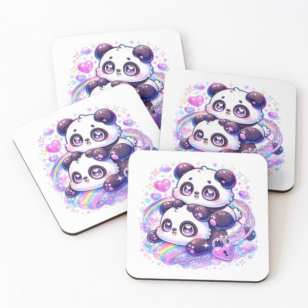 Item preview, Cute Kawaii Panda, Y2k Style designed and sold by graphic-genie.