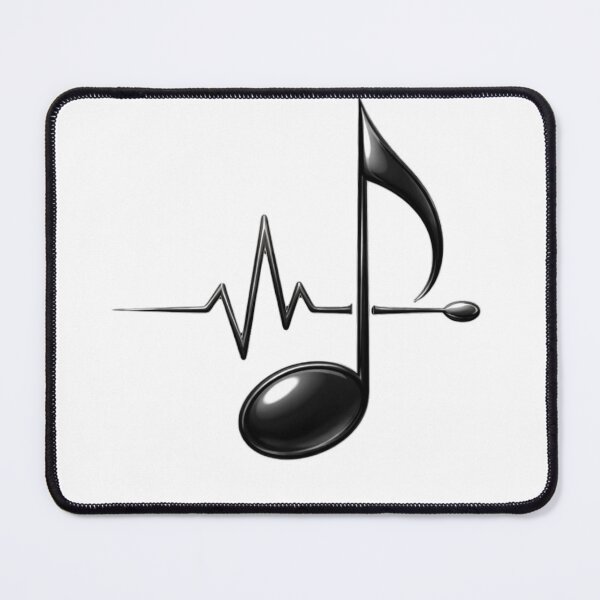Item preview, Music Heartbeat Shirt – DJ Music Lover Gift, Sound Wave Note Design designed and sold by jerskie_12tribes.
