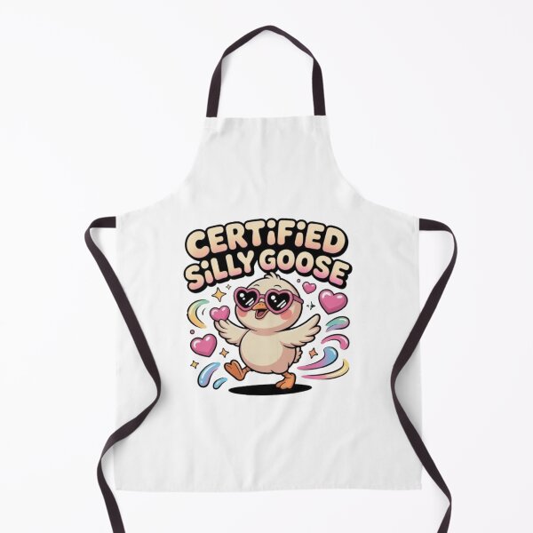 Item preview, Certified Silly Goose Kawaii T-Shirt – Cute Funny Goose Cartoon Aesthetic Design for Gen Z & Gift Buyers designed and sold by GemBob Creations.