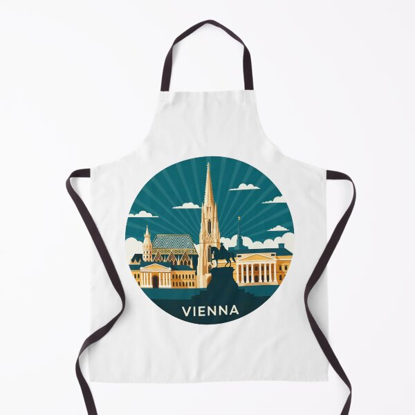 Artikelvorschau, Vienna Austria Travel Retro Emblem - Vintage Style Souvenir Design entworfen und verkauft von Timegraf.