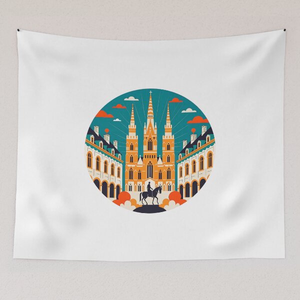 Item preview, Vienna Austria Travel Retro Emblem - Vintage Style Souvenir Design designed and sold by Timegraf.