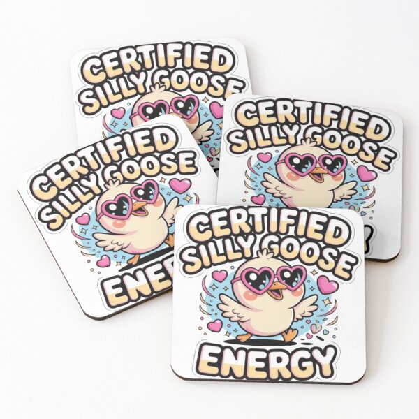 Item preview, Certified Silly Goose Energy Kawaii T-Shirt – Cute Funny Goose Cartoon Aesthetic Design for Gen Z & Gift Buyers designed and sold by GemBob Creations.