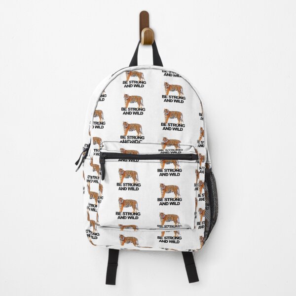 Item preview, Bengal Tiger Be Strong and Wild – Fierce Jungle Power Animal Motivational Graphic designed and sold by artworkathome.
