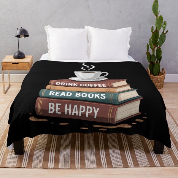 Item preview, Drink Coffee Read Books Be Happy Caffeine Espresso designed and sold by TrinaEspinoza.