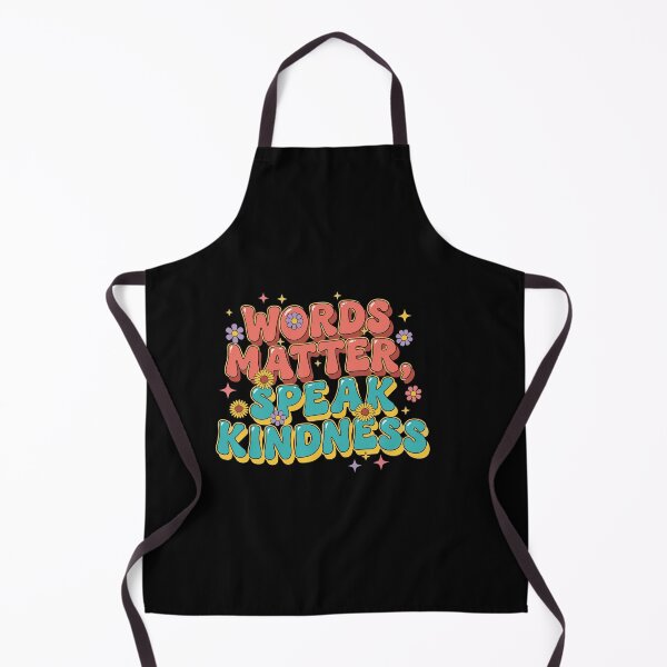 Item preview, Words Matter Speak Kindness Colorful Positive Message designed and sold by Dressed For Duty.